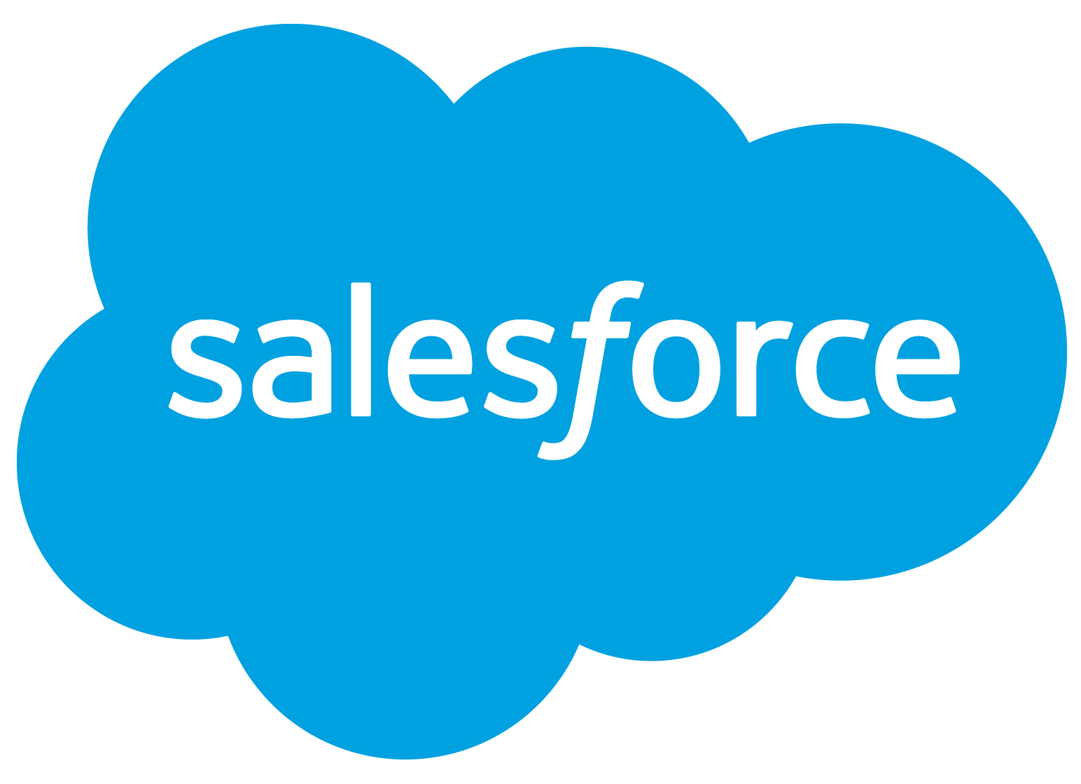 Salesforce logo inside a blue cloud shape.