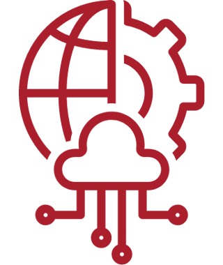 Linux mascot in red with the text 'Linux' underneath.